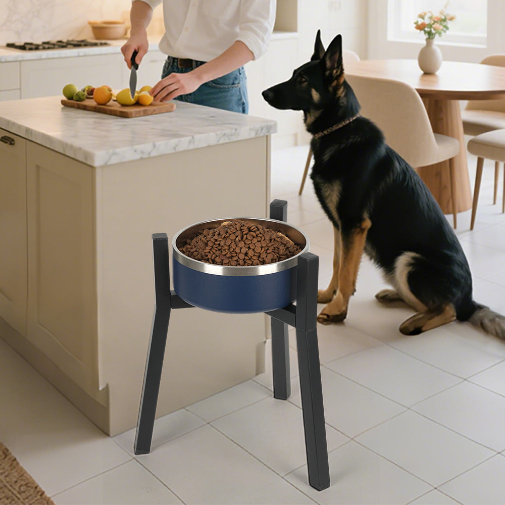 Enhance Your Pet's Dining Experience with the Adjustable Width Pet Bowl Bracket