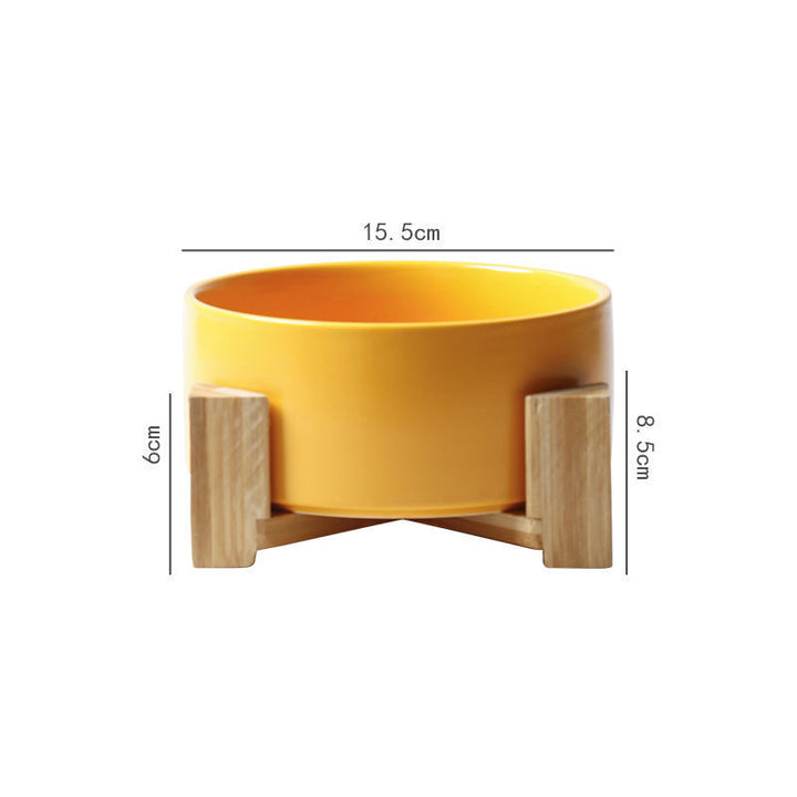 Elevate Your Pet's Dining Experience with Our Large Capacity High Stand Ceramic Pet Bowl