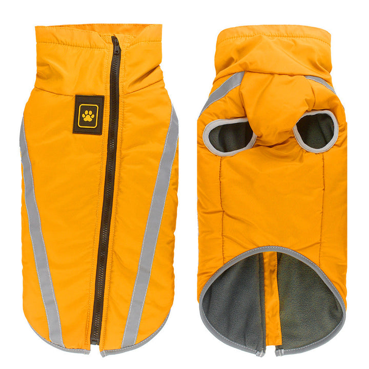 Reflective Padded Warm Pet Jacket For Winter