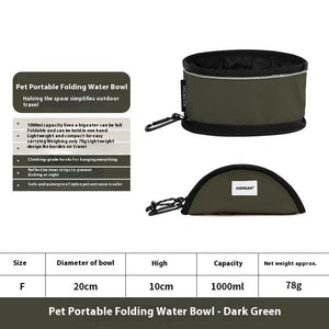 Foldable Travel Pet Bowl For Easy Feeding