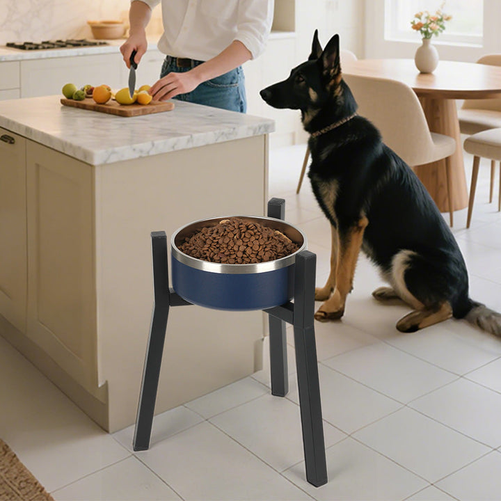 Enhance Your Pet's Dining Experience with the Adjustable Width Pet Bowl Bracket