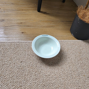 Ceramic Double Pet Bowl With Anti-Tip Elevated Stand