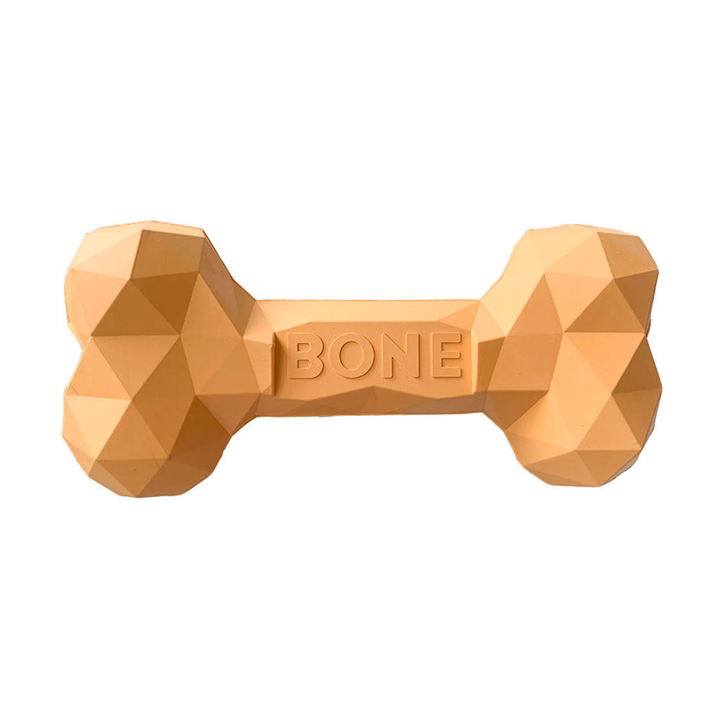 Rubber Bone Pet Toy For Teeth Grinding And Chewing