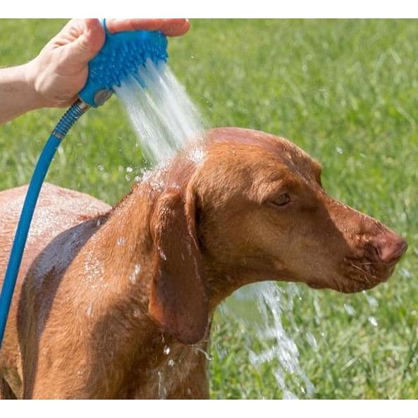 Pet Bathing Gloves Silicone Shower Brush Handheld Massage Nozzle