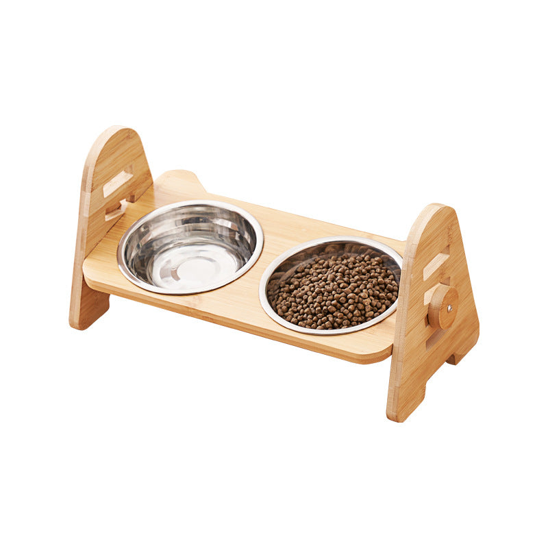 Oblique Mouth Pet Drinking Bowl Cervical Spine Support