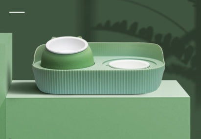 Ceramic Pet Food Bowl with Cervical Spine Support