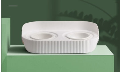 Ceramic Pet Food Bowl with Cervical Spine Support