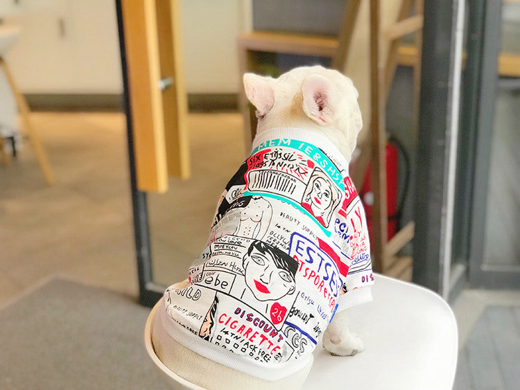 Warm Comfortable Pet Sweater Coat Stylish Everyday Wear