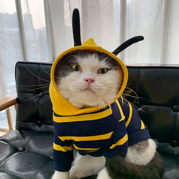 Winter Warm Plush Hooded Pet Coat Jacket Costume