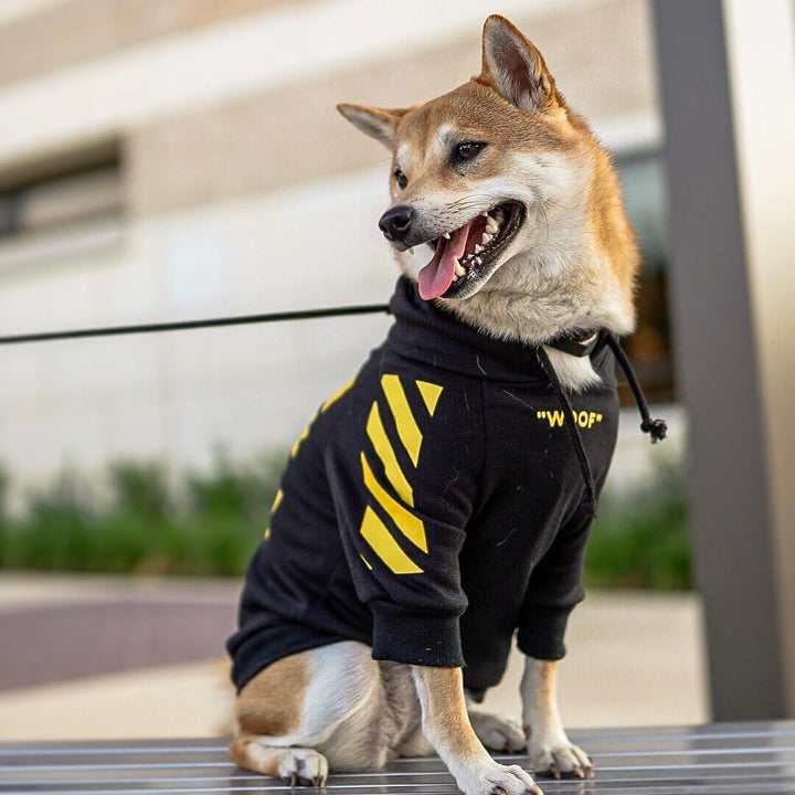 Three Stripe Fashion Pet Sweater Autumn Winter Sportswear