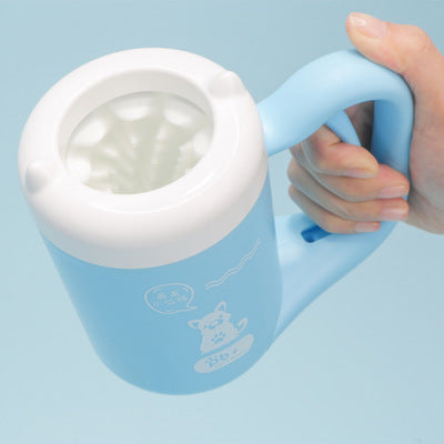 Portable Pet Foot Bath Cleaner Cup Mud Removal Washer