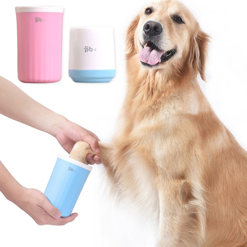 Portable Pet Foot Bath Cleaner Cup Mud Removal Washer