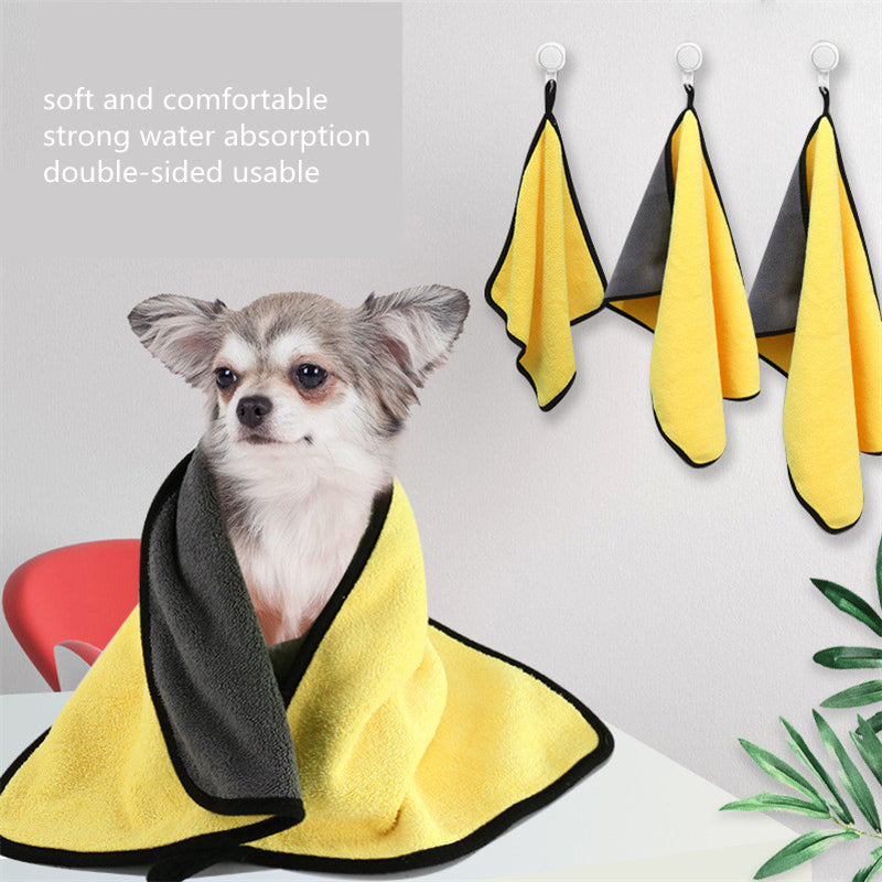 Absorbent Pet Bath Towel Multi-Size High Quality