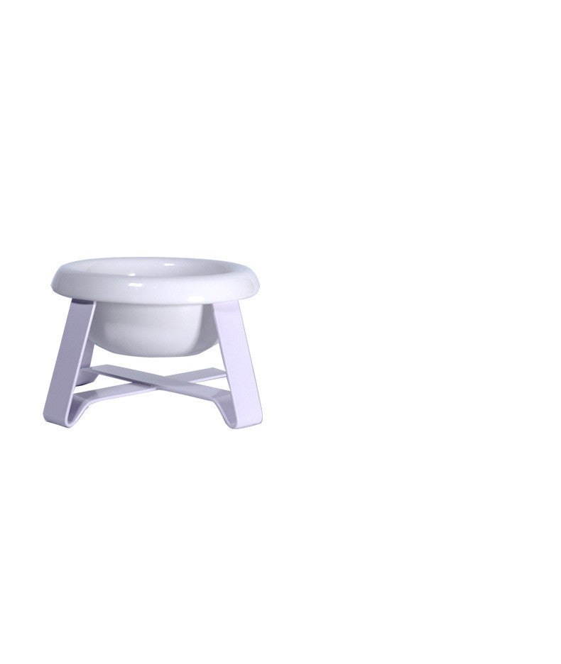 Creative Non-Slip 2-in-1 Pet Food and Water Bowl with Stand