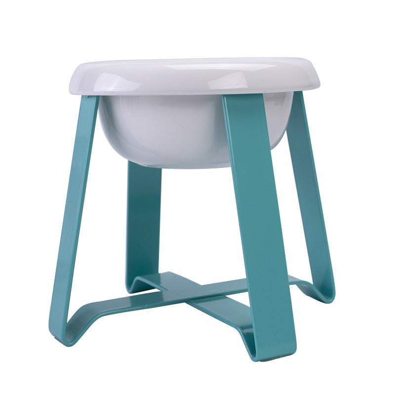 Creative Non-Slip 2-in-1 Pet Food and Water Bowl with Stand