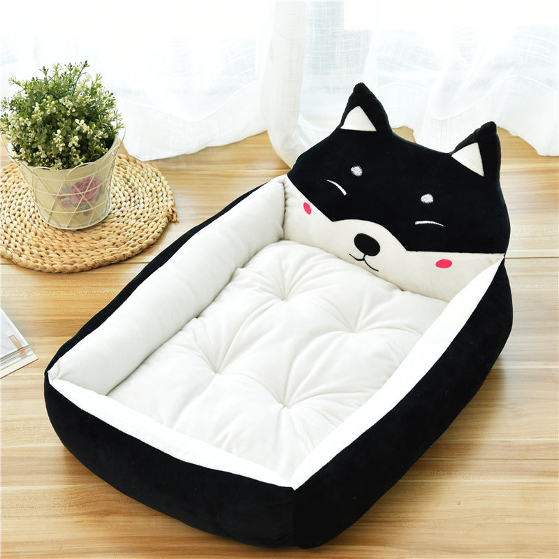 Large Cozy Fleece Pet Bed Soft Warm Nest