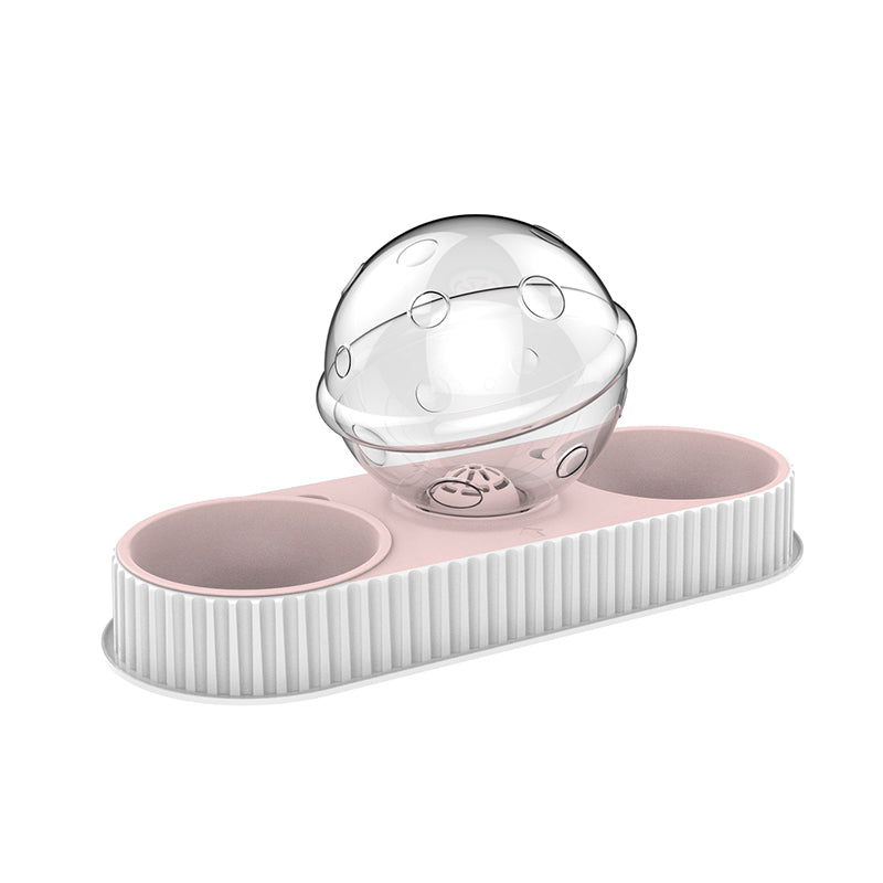 Automatic Plastic Pet Water and Food Feeder Bowl
