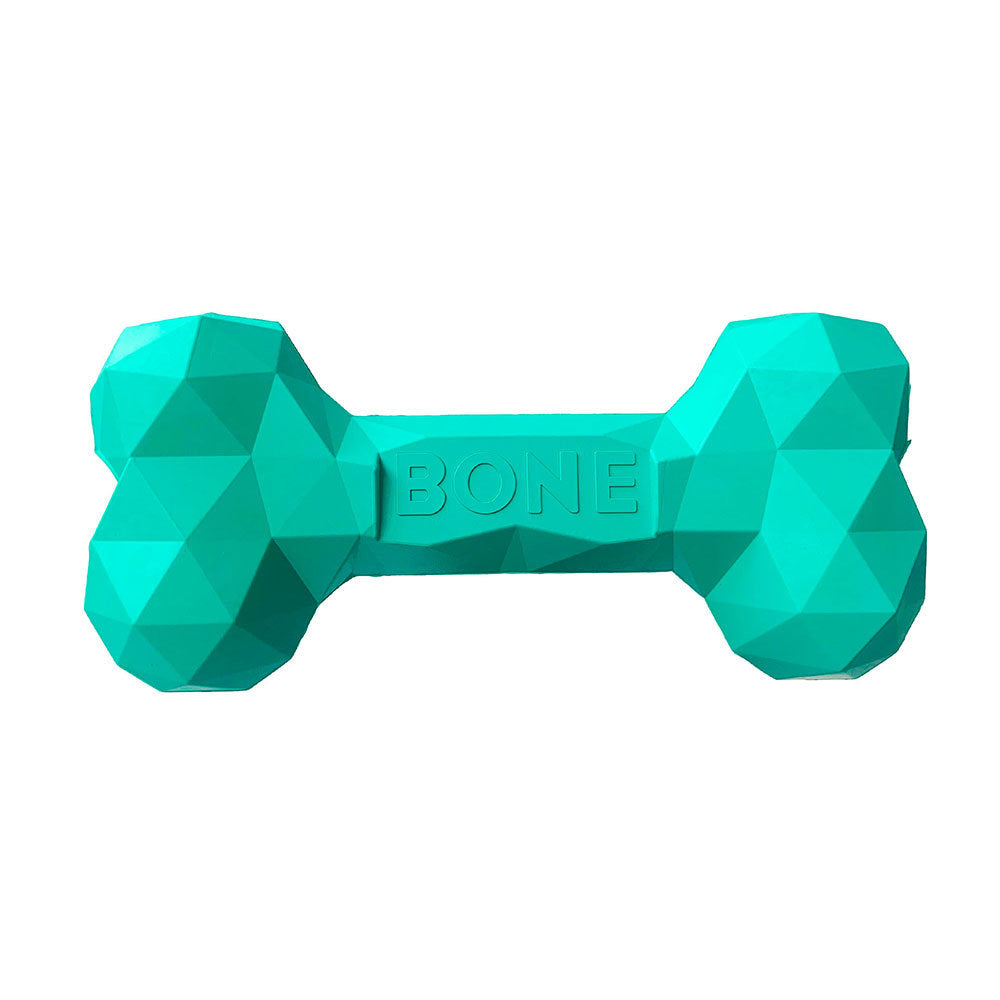 Rubber Bone Pet Toy For Teeth Grinding And Chewing