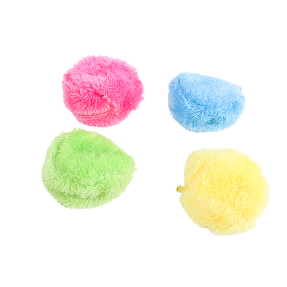 Automatic Interactive Rolling Ball Pet Toy For Play And Chew