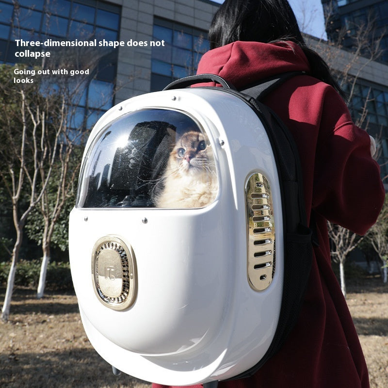 Half Window Heating System Pet Backpack Portable Carrier