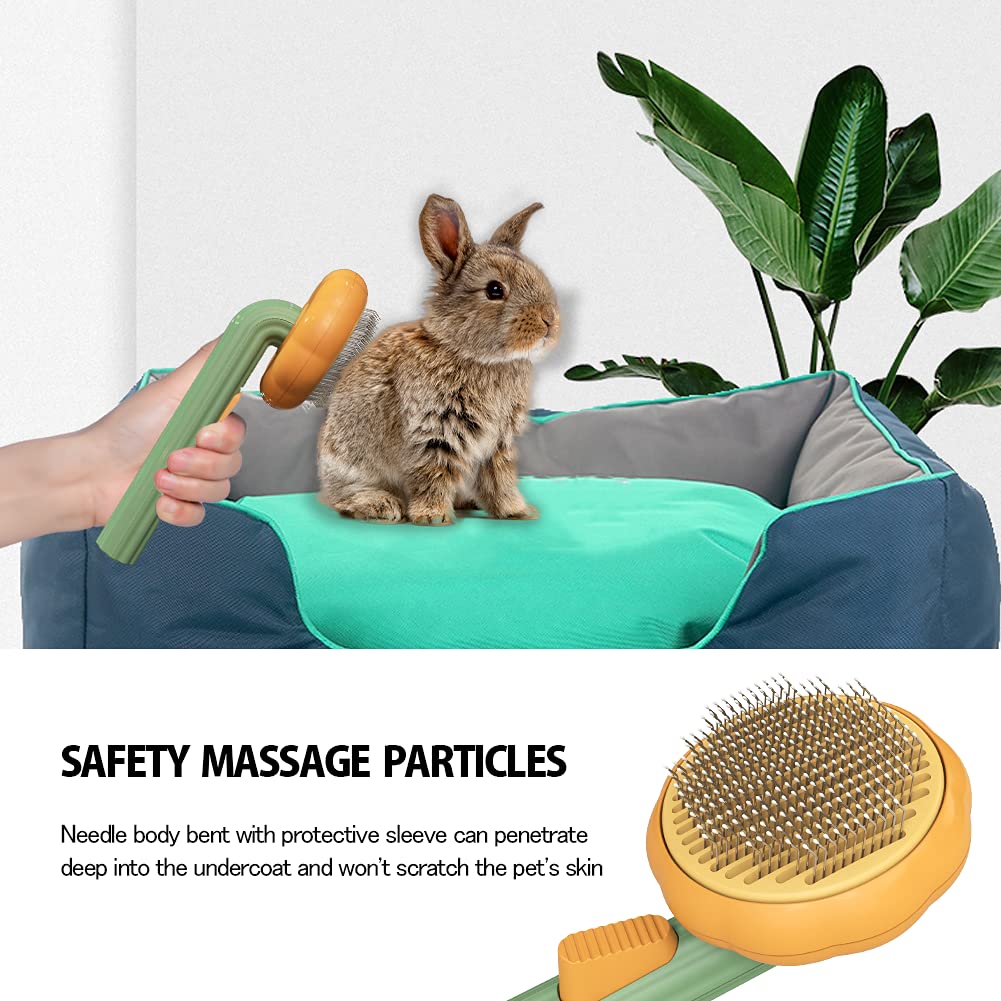 Pet Self-Cleaning Slicker Brush Grooming Hair Removal Tool