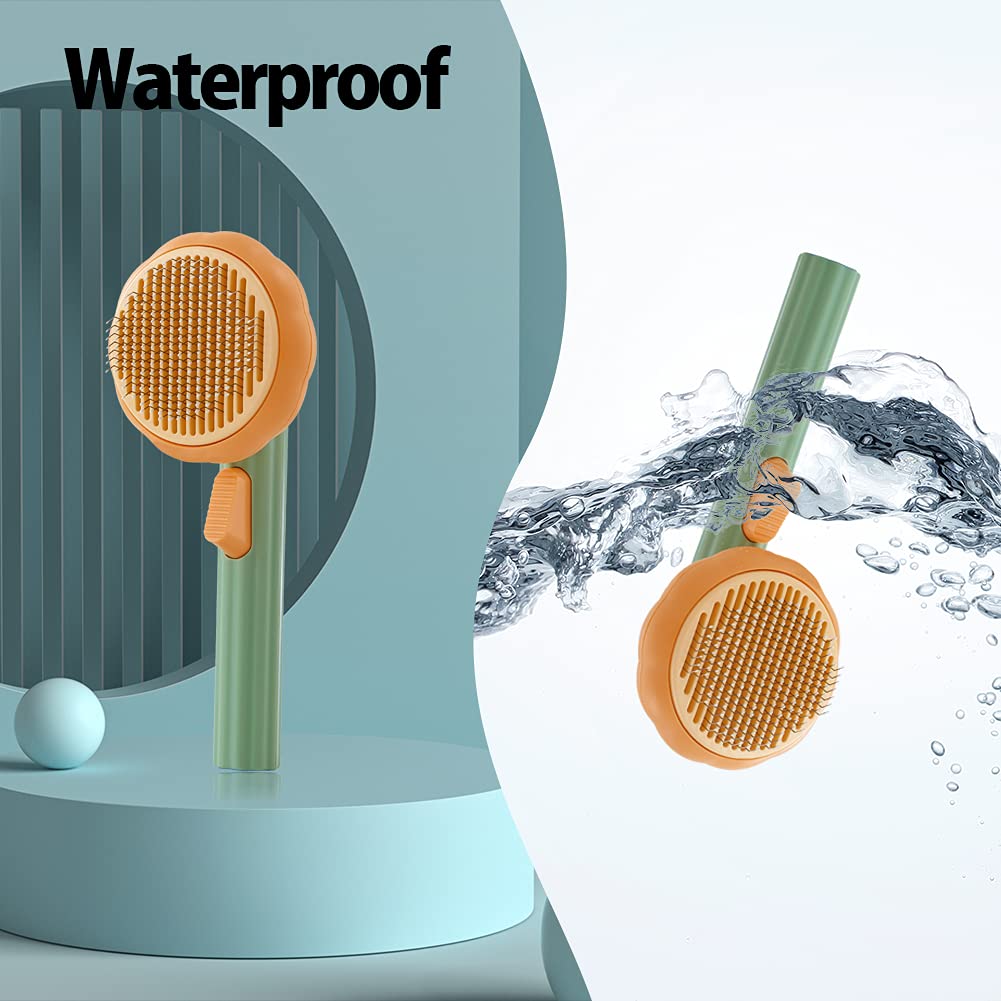 Pet Self-Cleaning Slicker Brush Grooming Hair Removal Tool