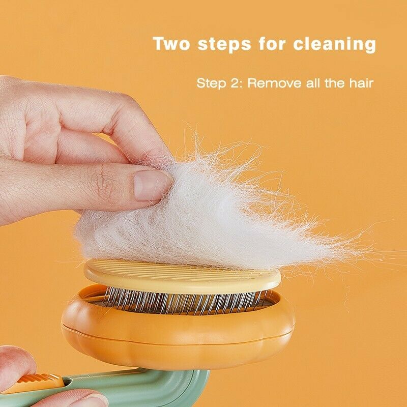 Pet Self-Cleaning Slicker Brush Grooming Hair Removal Tool
