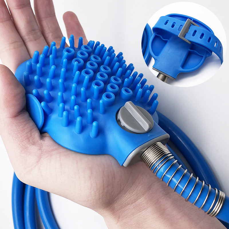 Pet Bath Brush Outdoor Cleaning Grooming Tool