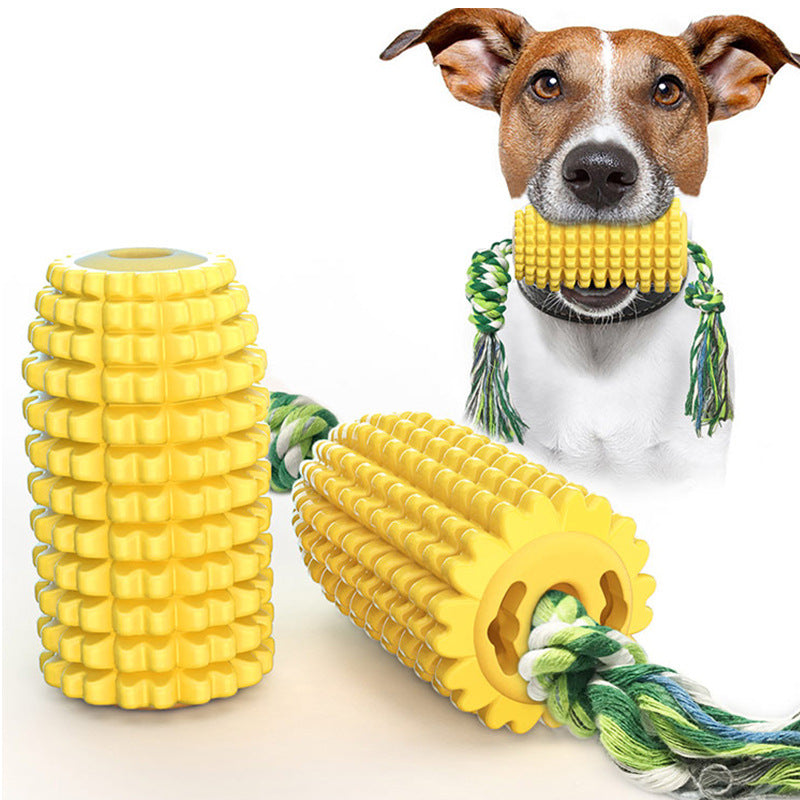 Corn Shape Pet Molar Stick Toy For Chewing