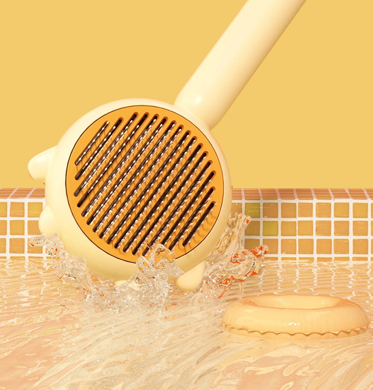 Pet Grooming Comb Hair Removal Massage Brush Cleaning Tool