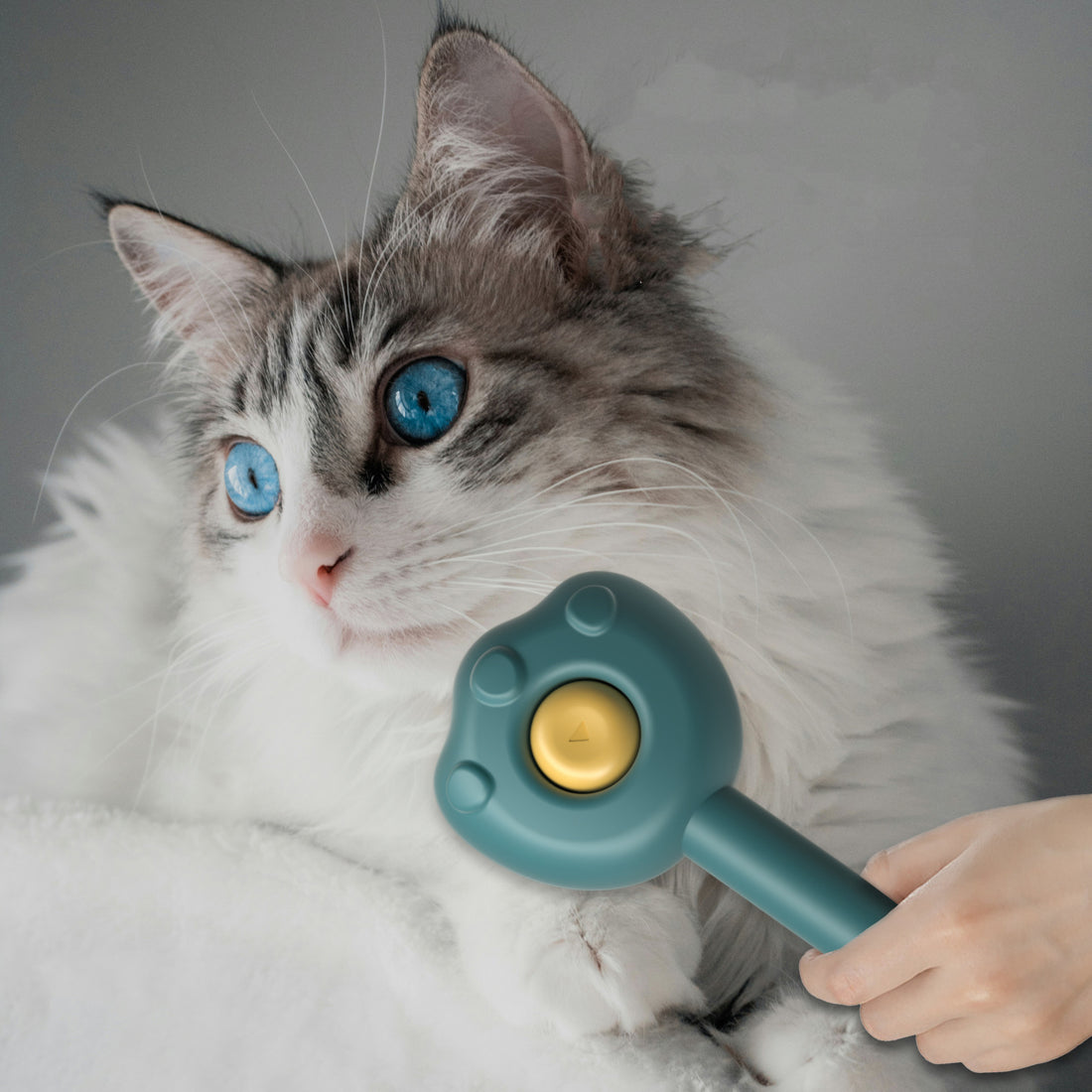 Pet Grooming Comb Self-Cleaning Hair Remover Brush