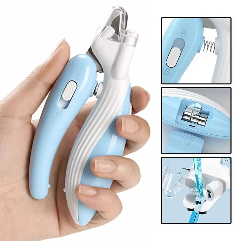 Professional Pet Nail Clippers Labor-Saving Paw Trimming Scissors