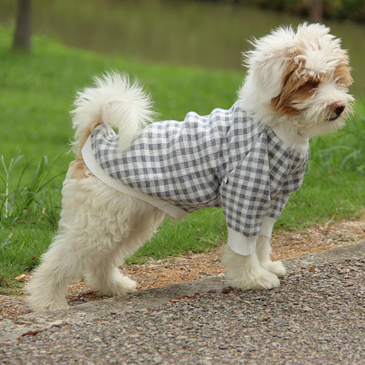 High Collar Windproof Fashion Pet Sweater Clothing
