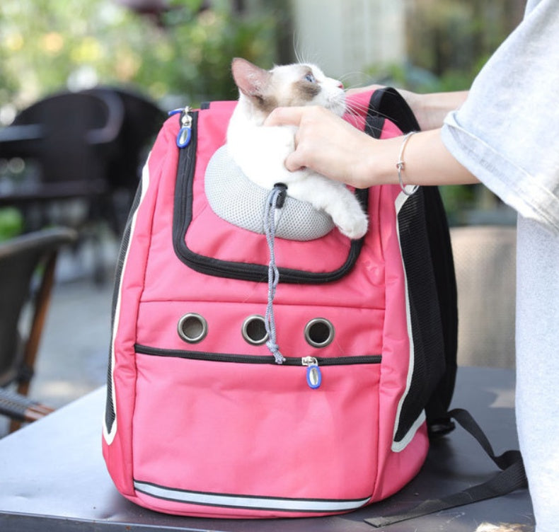 Pet Outing Backpack Travel Carrier Bag