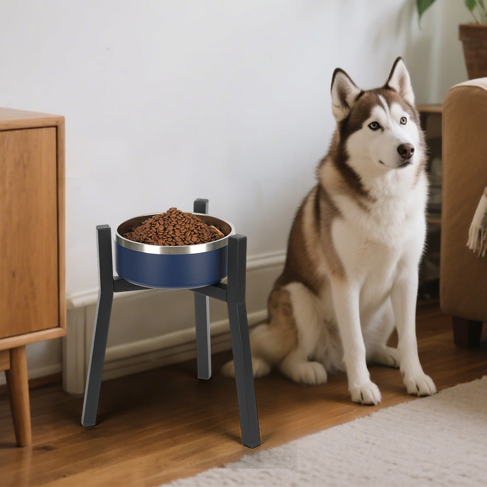 Adjustable Width Pet Bowl Bracket For Feeding Support