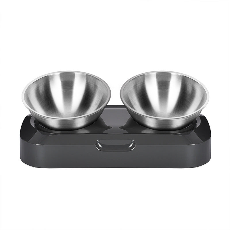 Double Stainless Steel Pet Bowl