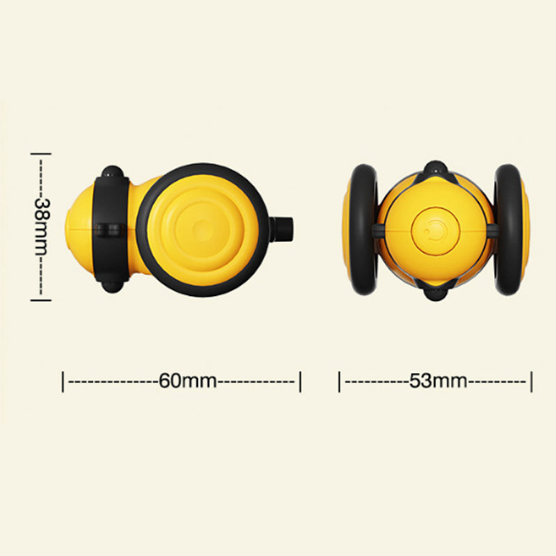 Electric Interactive Pet Toy With Random Moving Feather Teaser
