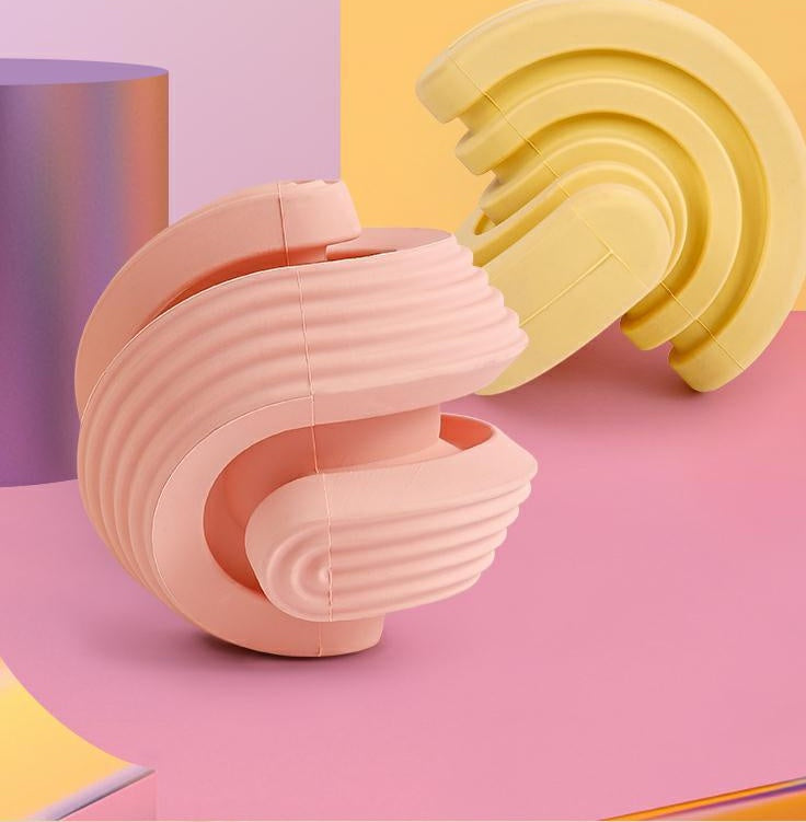 Rubber Pet Chew Ball for Teeth Relief