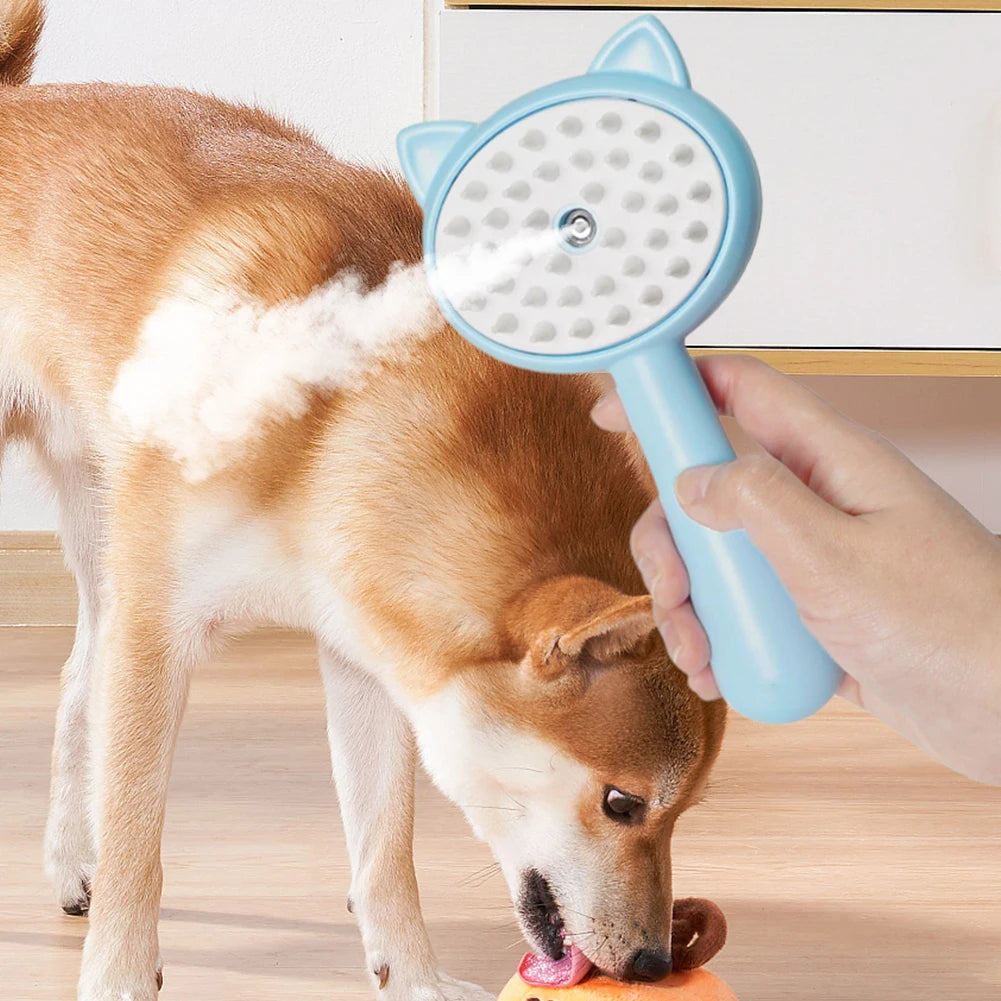 Multifunctional Pet Grooming Brush Rechargeable Self-Cleaning Slicker