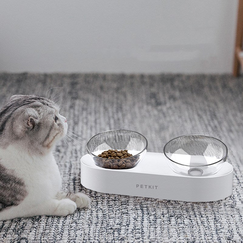 Xiaopei Adjustable Double Oblique Mouth Pet Bowl