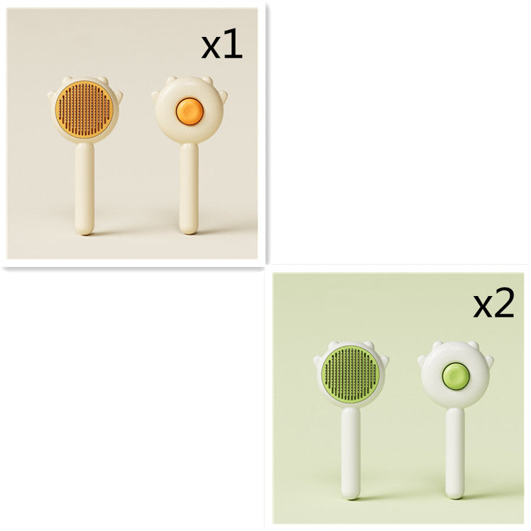 Pet Grooming Comb Hair Removal Massage Brush Cleaning Tool