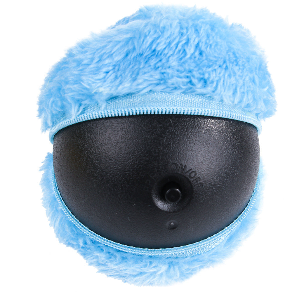 Automatic Interactive Rolling Ball Pet Toy For Play And Chew