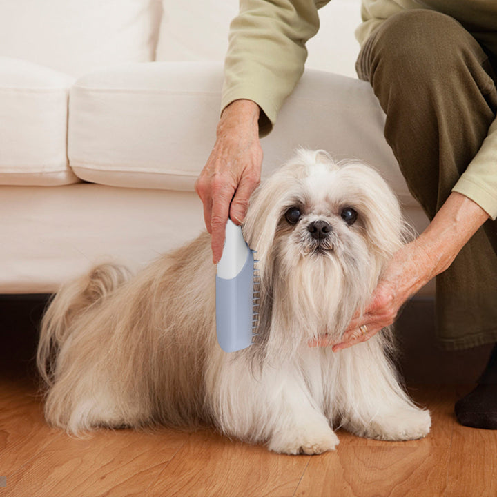Pet Silicone Grooming Brush Massage Deodorizing Hair Removal Comb