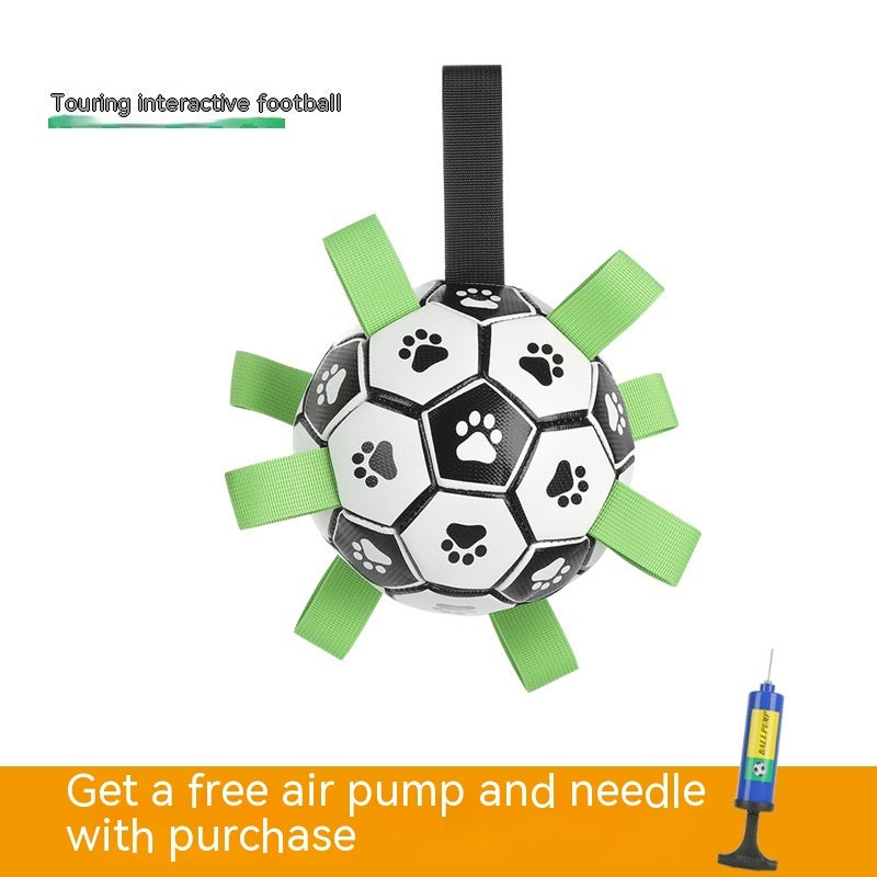 Interactive Football Pet Toy For Outdoor Training And Play