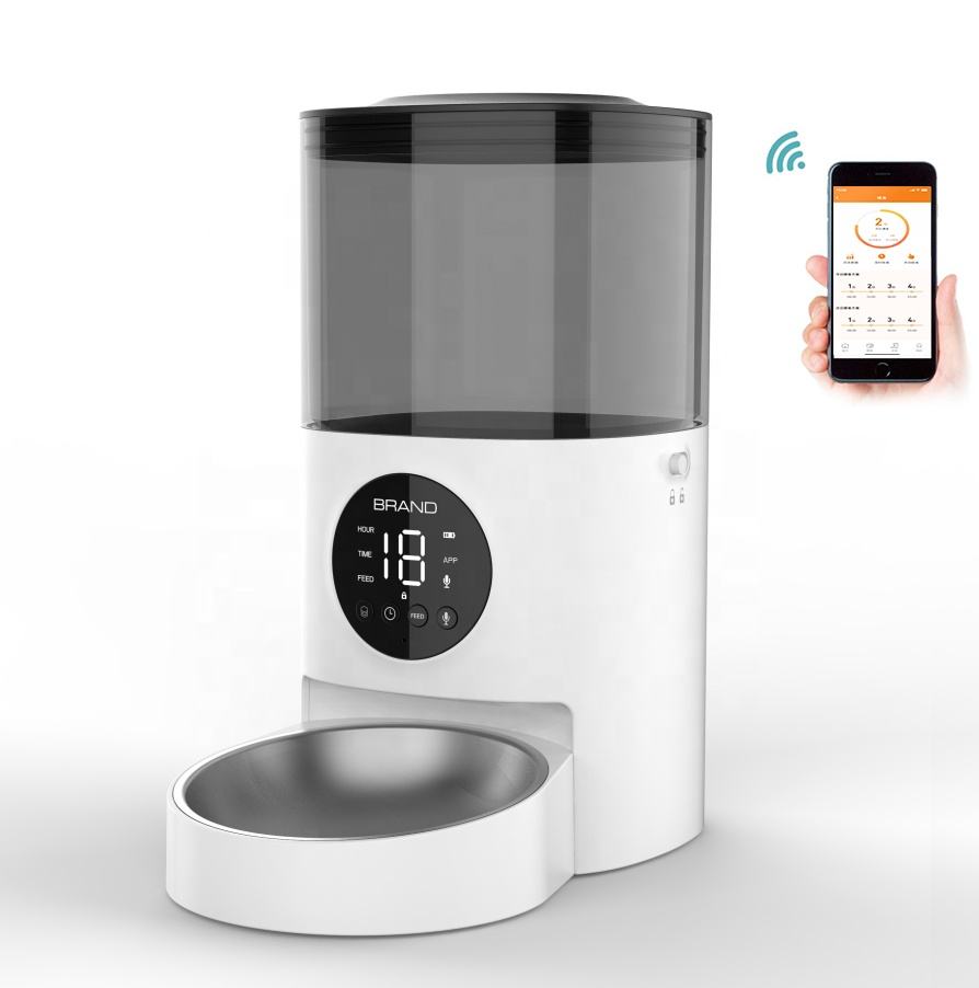 Automatic WiFi Pet Feeder For Smart Scheduled Feeding