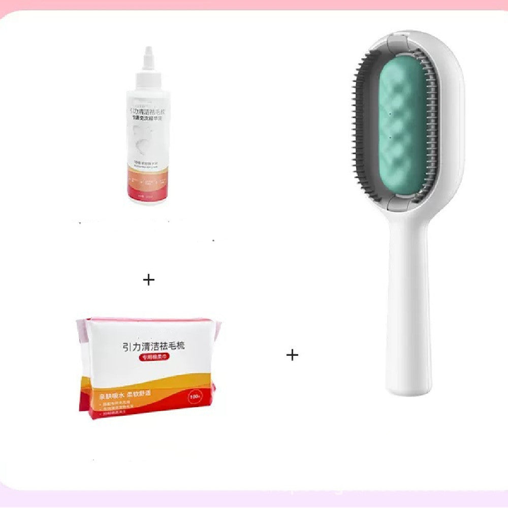 Pet Dematting Grooming Brush Hair Removal Comb Cleaning Tool