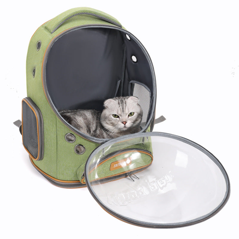 Transparent Large Capacity Portable Pet Backpack Carrier