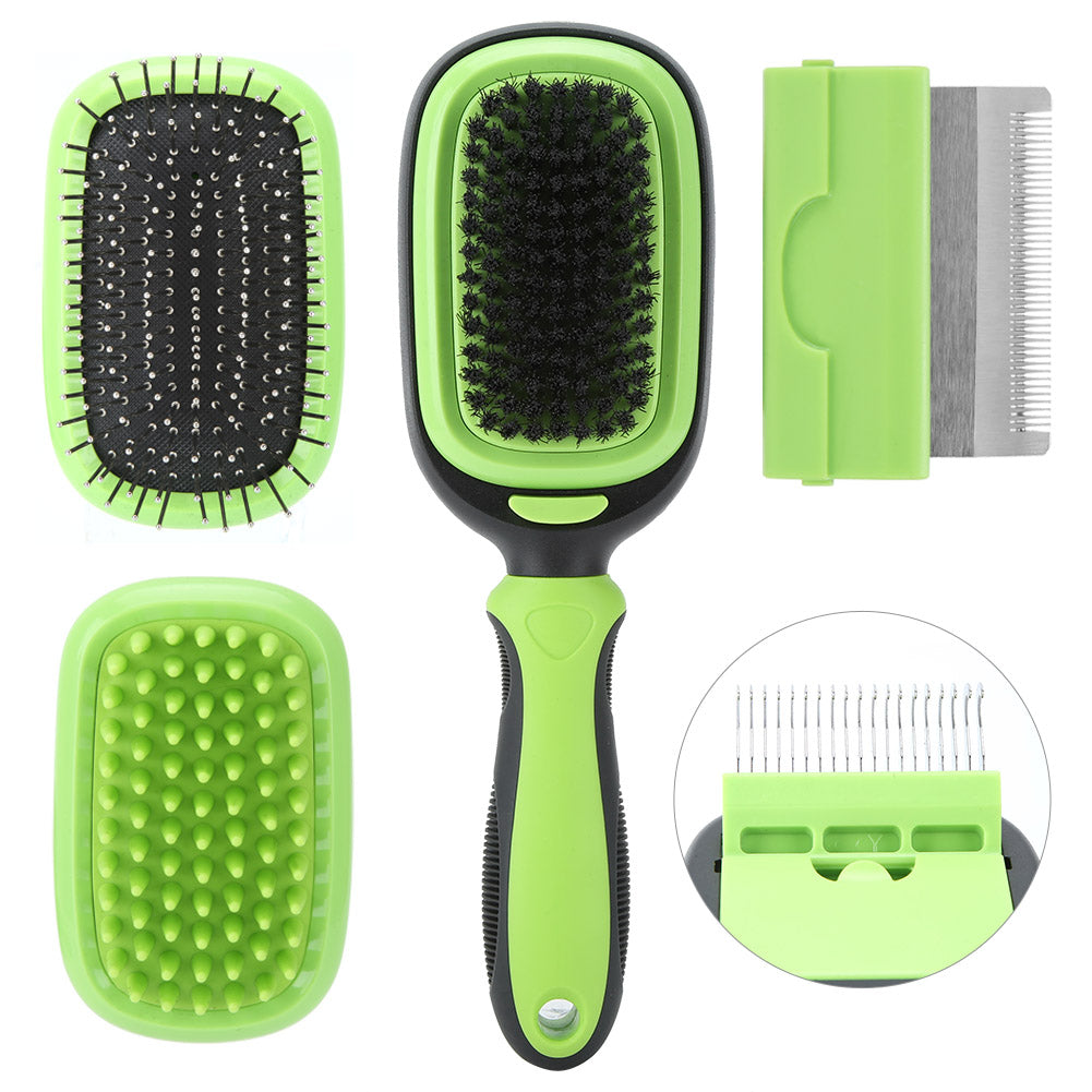 5-in-1 Pet Grooming Comb Cleaning Brush Set
