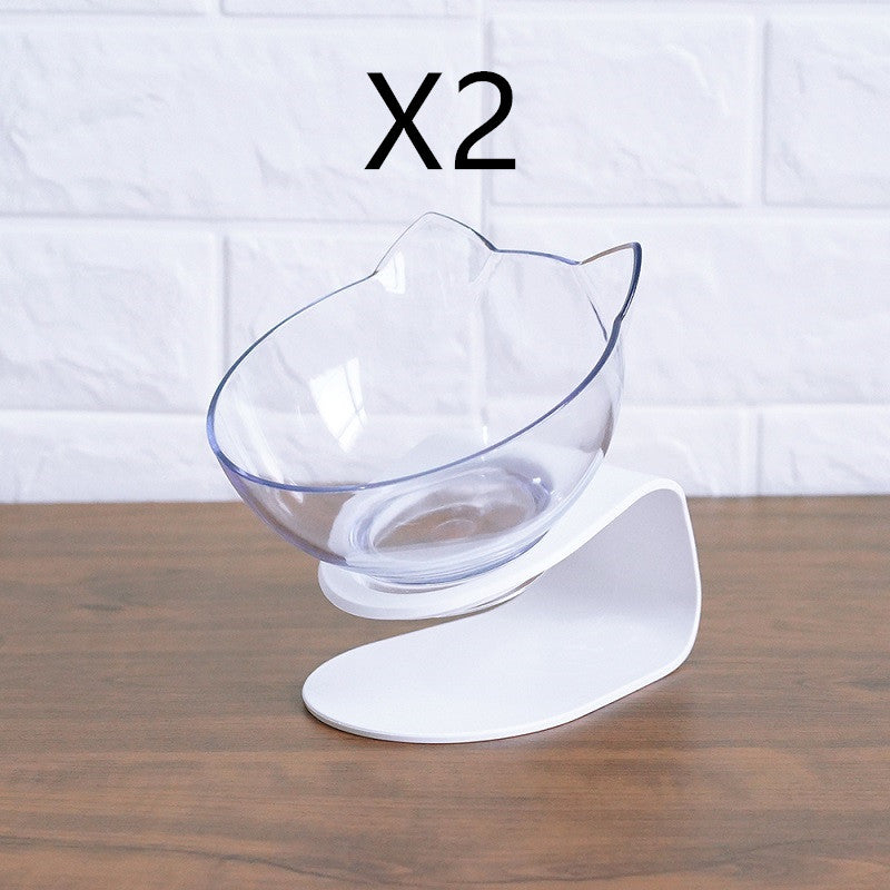 Non-Slip Double Raised Pet Food Bowl Stand