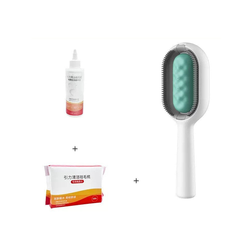 Pet Dematting Grooming Brush Hair Removal Comb Cleaning Tool
